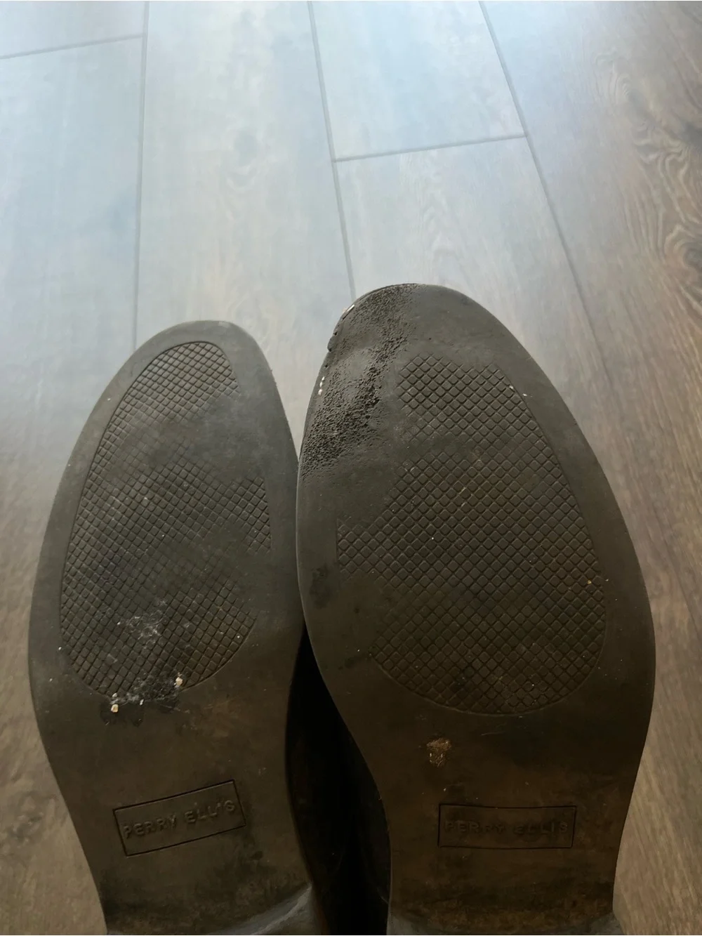 Perry Ellis Portfolio Leather Derby Shoes